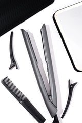 H2D Opulence Professional Ionic Hair Straightener w/ LED Mirror in Space Grey