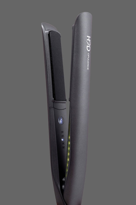 H2D Opulence Professional Ionic Hair Straightener w/ LED Mirror in Space Grey