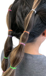 1200pcs Small Rubber Hair Ties – Mini Elastic Bands for Ponytails, Braids & Bubble Braids