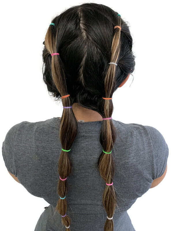 1200pcs Small Rubber Hair Ties – Mini Elastic Bands for Ponytails, Braids & Bubble Braids