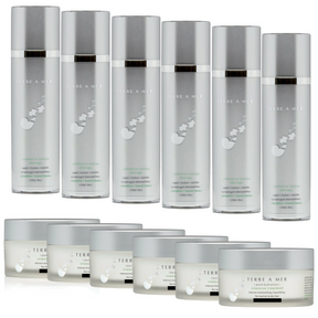 Terre A Mer 12pc Set Intensive Keratin Treatment + Argan Oil Hair Mask Cream