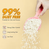 Happy & Polly Clumping Natural Tofu Cat Litter (4x 2.5kg) - 10kg Total Bulk Box