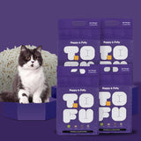 Happy & Polly Clumping Natural Tofu Cat Litter (4x 2.5kg) - 10kg Total Bulk Box