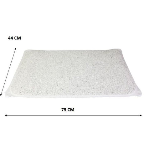 2x Anti Slip Loofah Shower Rug Non Slip Bathroom Bath Mat Carpet Water Drains