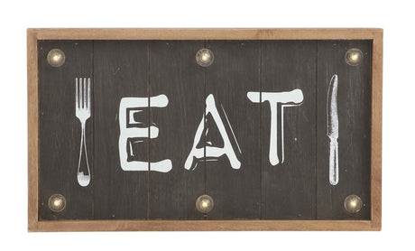 EMPORIUM EAT LED Wall Decor Vintage Hanging Sign Food Shop Art Cafe