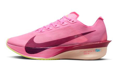 Nike Vaporfly 4 Womens Road Racing Shoes - Pink-Volt Ice-Bordeaux (Athletic Sneakers/Runners)
