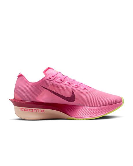 Nike Vaporfly 4 Womens Road Racing Shoes - Pink-Volt Ice-Bordeaux (Athletic Sneakers/Runners)