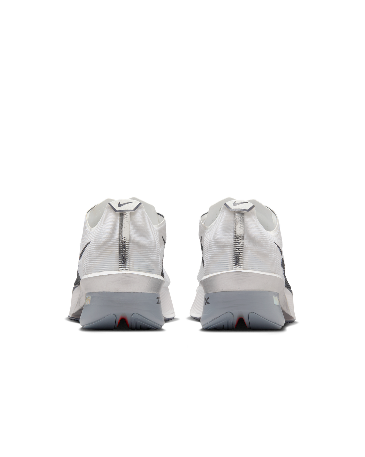 Nike Mens Vaporfly 4 Road Racing Shoes Runners in White/Obsidian Mist/Pure Platinum/Gridiron