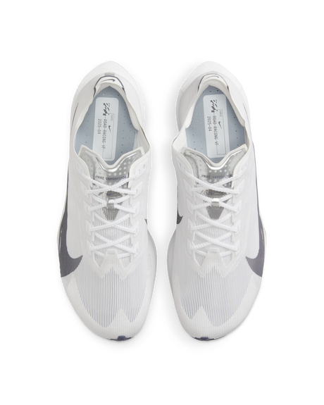 Nike Mens Vaporfly 4 Road Racing Shoes Runners in White/Obsidian Mist/Pure Platinum/Gridiron