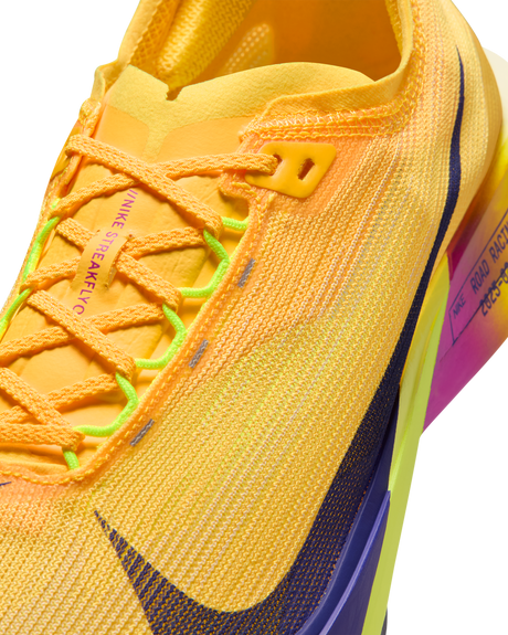 Nike Streakfly 2 Mens Road Racing Shoes ZoomX - Citron Pulse/Indigo Burst/Volt Ice (Sneakers/Runners)