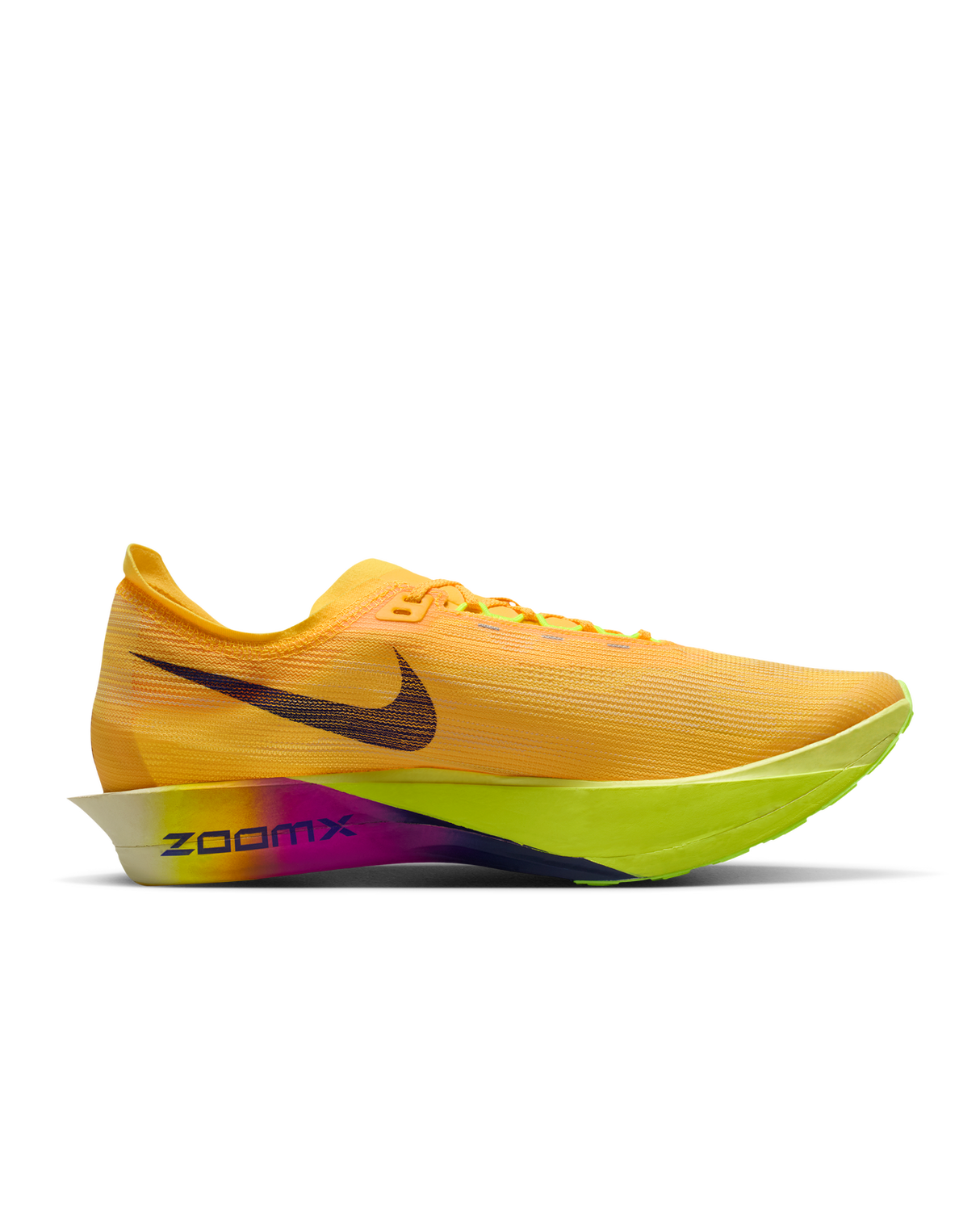 Nike Streakfly 2 Mens Road Racing Shoes ZoomX - Citron Pulse/Indigo Burst/Volt Ice (Sneakers/Runners)