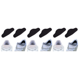 3x Brit Patch Trainer Armour Shoe Heel Hole Preventer Patches Pack - Black (Made in Britain)