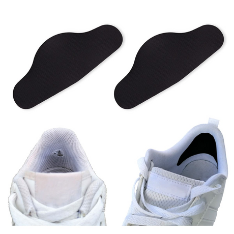 Brit Patch Trainer Armour Heel Shoe Hole Preventer Patches in Black (Made in Britain)