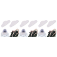 3x Brit Patch Trainer Armour Shoe Heel Hole Preventer Patches Pack - White (Made in Britain)
