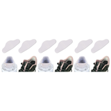 3x Brit Patch Trainer Armour Shoe Heel Hole Preventer Patches Pack - White (Made in Britain)