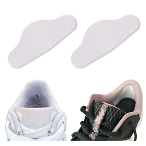 Brit Patch Trainer Armour Heel Shoe Hole Preventer Patches in White (Made in Britain)