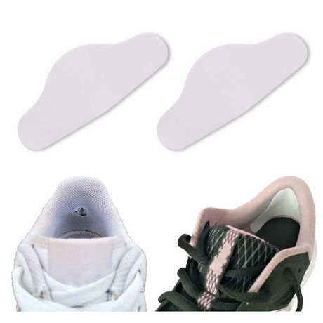 Brit Patch Trainer Armour Heel Shoe Hole Preventer Patches in White (Made in Britain)