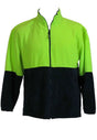HI VIS Polar Fleece Full Zip Jumper - Yellow (High Visibility Safety Workwear Jacket)