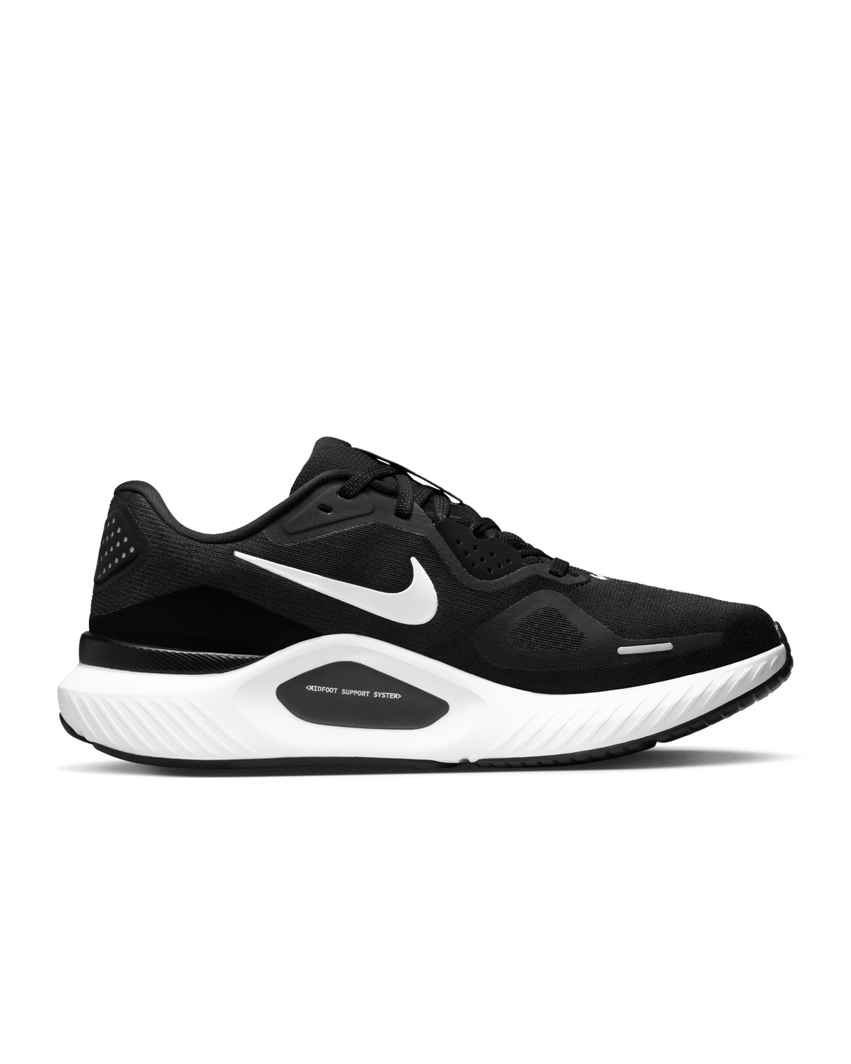 Nike Structure 26 Womens Road Racing Shoes - Black-Grey-Silver-White (Athletic Sneakers/Runners)