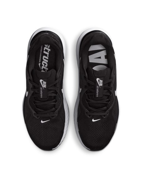 Nike Structure 26 Womens Road Racing Shoes - Black-Grey-Silver-White (Athletic Sneakers/Runners)