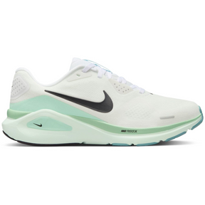 Nike Womens Structure 26 Sneakers Runners Shoes in White/Black/Barely Green/Mint Foam - US 7.5