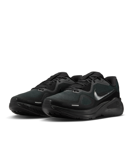 Nike Structure 26 Mens Road Racing Shoes - Black-Grey (Athletic Sneakers/Runners)