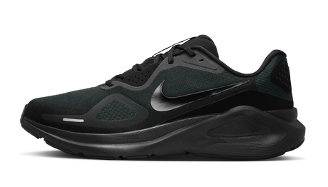Nike Structure 26 Mens Road Racing Shoes - Black-Grey (Athletic Sneakers/Runners)