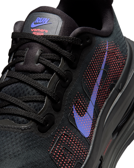 Nike Womens Vomero Premium Road Running Shoes - Black-Lava-Anthracite (Athletic Sneakers/Runners)