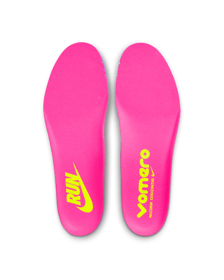 Nike Womens Vomero Premium Road Running Shoes - Pink-Volt-Black (Athletic Sneakers/Runners)