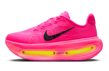 Nike Womens Vomero Premium Road Running Shoes - Pink-Volt-Black (Athletic Sneakers/Runners)