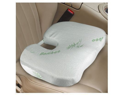 BAMBOO SEAT CUSHION Memory Foam Posture Coccyx Hip Back Lumbar Support Car Seat