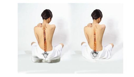 BAMBOO SEAT CUSHION Memory Foam Posture Coccyx Hip Back Lumbar Support Car Seat