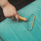 Wooden Lint Remover 13x16.5cm Clothes Brush - Natural