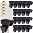 18 Pack Space Saving Hanger Hooks Clothes Wardrobe Closet Organiser 