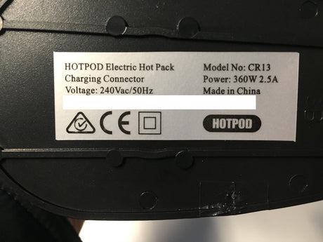 Hotpod Electric Hot Pack w/ 12 Pairs Thermal Socks Relief  - Winter Gift Set for Warmth