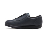 HUSH PUPPIES Classic Walker Womens Shoes Comfortable Leather - Navy
