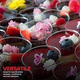 1080pcs 30ml Reusable & Disposable Plastic Shot Glasses - Clear Cups for Event Tastings (Bulk)