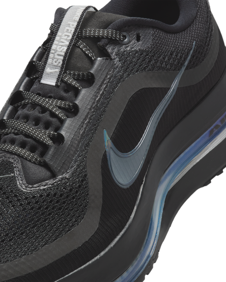 Nike Mens Pegasus Premium Running Shoes - Black-Metallic Silver (Athletic Sneakers/Runners)