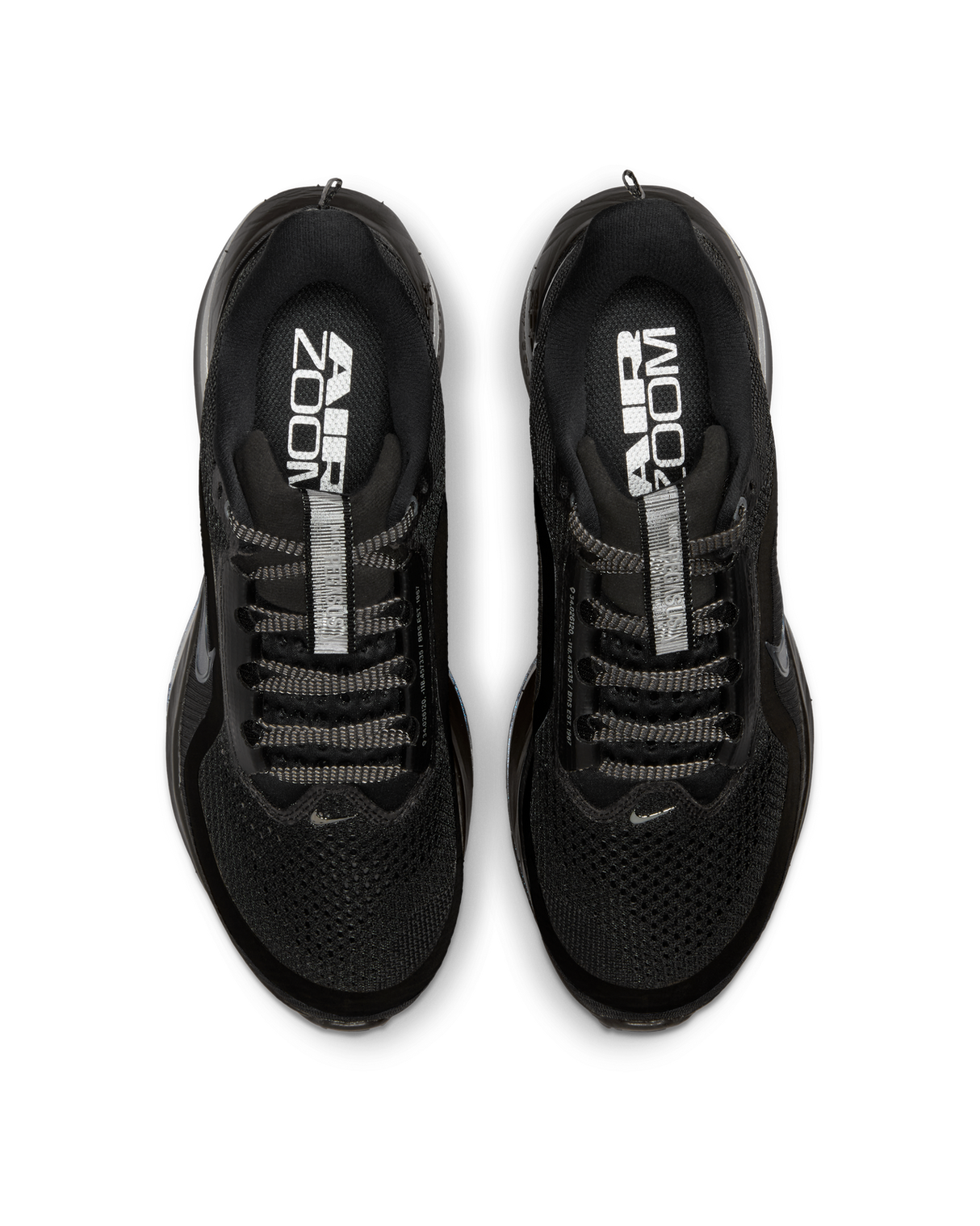 Nike Womens Pegasus Premium Running Shoes - Black-Metallic Silver (Athletic Sneakers/Runners)