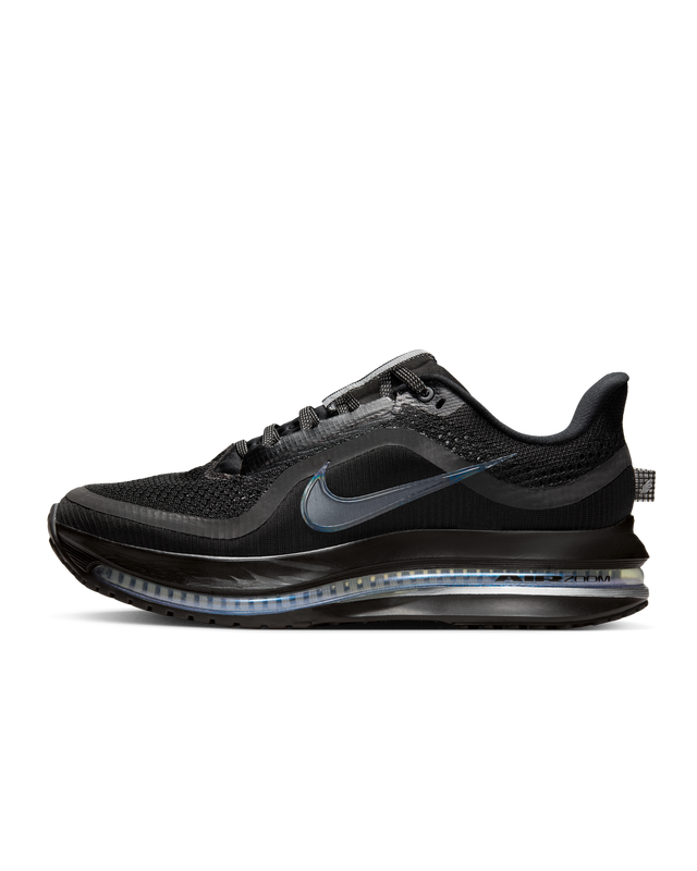 Nike Womens Pegasus Premium Running Shoes - Black-Metallic Silver (Athletic Sneakers/Runners)