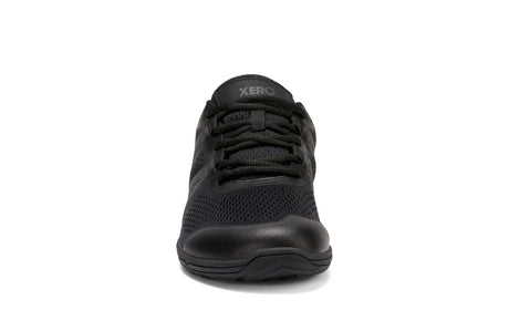 Xero Mens HFS II Lightweight Road Barefoot Running Shoes - Black/Asphalt (Zero Drop Sneakers)
