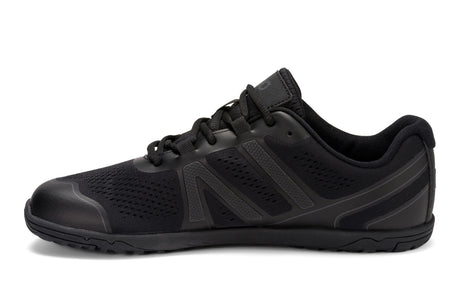 Xero Mens HFS II Lightweight Road Barefoot Running Shoes - Black/Asphalt (Zero Drop Sneakers)