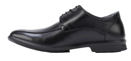 HUSH PUPPIES CAREY Leather Formal Business Shoes Casual Work Loafers Extra Wide