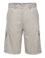 Huski Cascade Mens Cargo Shorts - Army (Microfibre Flexi Fit Military 515206) - Bone