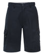 Huski Cascade Mens Cargo Shorts - Army (Microfibre Flexi Fit Military 515206) - Navy