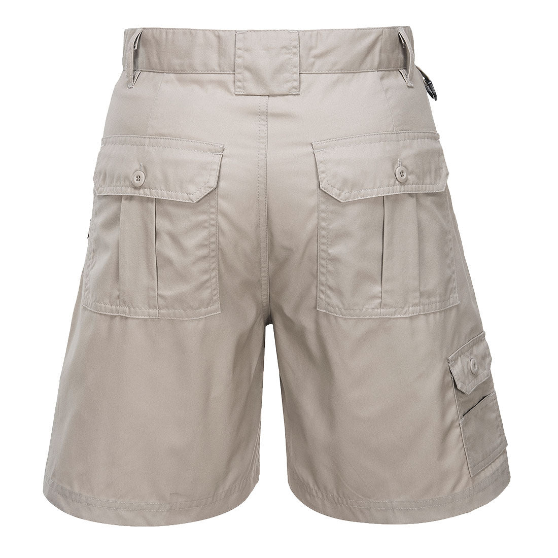 HUSKI Mens Cargo Shorts Work Casual Workwear - Bone