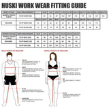 HUSKI Hi Vis Patrol Vest - 3M Reflective Tape Safety High Visibility Workwear (918094) - Yellow