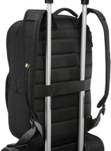 Case Logic Huxton Daypack Backpack Bag w/ Laptop Sleeve 15.6" in Black