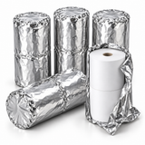 10x Percy's Thermal Receipt Rolls Bulk Pack for Cash Register - 80x80mm (65g, 25mm Core)