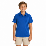 Head Pace Boys Youth Polo Shirt - Blue (Kids Childrens Tennis)
